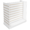 Ver imagem 1 de Gôndola Em MDF Expositor Canaletado Modelo HG 130x130x64 cm Comac