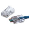 Conector para Cabo de Rede Ez-rj45 Vazado Cat5e Ez Crimp Pacote com 100un Exbom Cont-rj45c100 - 2