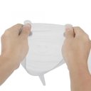 Ver imagem 4 de Kit 6 Tampa Silicone Universal Veda Tudo Panela Recipiente