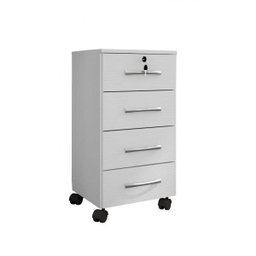 Gaveteiro 4 Gavetas com Chave Gávea Office Móveis Leão - 3 Gaveteiro 4 Gavetas com Chave Gávea Office Móveis Leão - 3