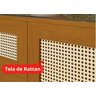 Gabinete para Banheiro Maya com Tela de Rattan - 2