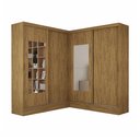 Ver imagem 5 de Closet Casal Belém 4 Pts com Espelho 4 Gvts Carioca Móveis Cinamomo