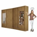 Ver imagem 6 de Closet Casal Belém 4 Pts com Espelho 4 Gvts Carioca Móveis Cinamomo