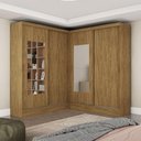 Ver imagem 1 de Closet Casal Belém 4 Pts com Espelho 4 Gvts Carioca Móveis Cinamomo