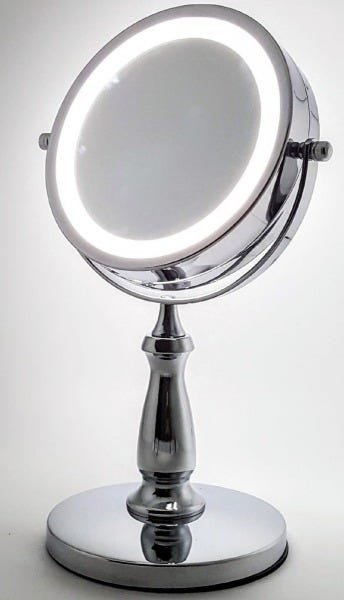 Espelho com 15 Flamingueo Luz Led Maquiagem Espelho Espelho de Vaidade  Espelho de Maquiagem Bonito com