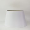 Cúpula Tambor em Tecido 40x25cm - Branco Liso Studio Casa Center - 3