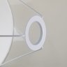 Cúpula Tambor em Tecido 40x25cm - Branco Liso Studio Casa Center - 5