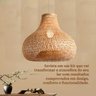 Kit 2 Lustres Pendente Bali White Arrow em Bambu Natural – 38x50 Cm - 9