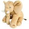 Almofada Travesseiro Elefante Pelúcia Para Bebê Dormir 70cm - Cortex - 7