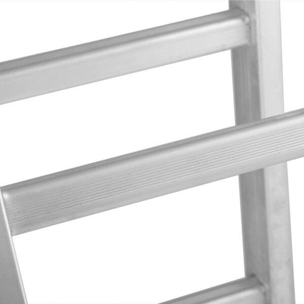 Escada De Alumínio Multifuncional Evolux D178805 Prateado - 7