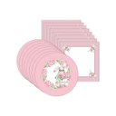 Ver imagem 1 de Kit Sousplat + Guardanapo Páscoa Tulipa Nsw 8 Peças com Base