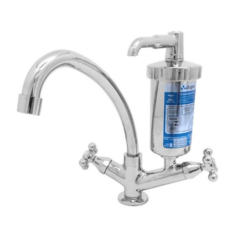 Torneira Com  Filtro Para Cozinha De  Mesa  Bica  Móvel Copo  ABS C33 Bognar