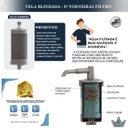 Ver imagem 4 de Torneira Para Cozinha Com  Filtro Bica Móvel  Copo Em  ABS 1/4 volta
