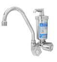 Ver imagem 3 de Torneira Cozinha Com Filtro Gourmet Bica Móvel Metal e Abs Cromado Parede 1/4 v