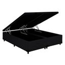 Ver imagem 1 de Cama Box Baú Universal CRC Linhão Black 186x198x35