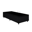 Ver imagem 2 de Cama Box Baú Universal CRC Linhão Black 186x198x35