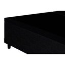 Ver imagem 5 de Cama Box Baú Universal CRC Linhão Black 186x198x35