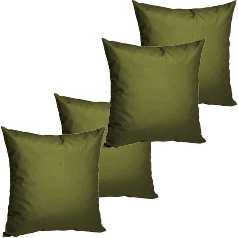 4 Almofadas Cheias para Sofá Decorativas, Impermeáveis e Antimofo Grande Trama