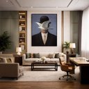 Ver imagem 4 de Quadro Canvas The Museum Of Modern Art 40x30cm Mold Branca