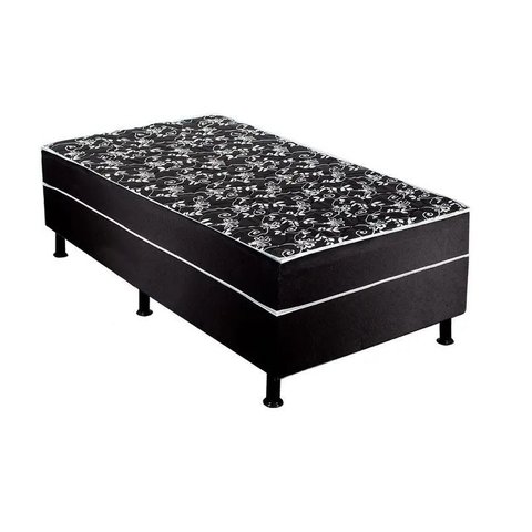 Cama Box Conjugada Solteiro Semi Ortopedico Santo Box 53x88x188