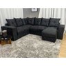 Sofá de Canto C/ Chaise - com 06 Lugares:preto - 2