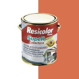 Tinta Supercobertura Laranja Maracatu Sb 3,6l | Resicolor - 2
