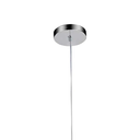 Ver imagem 4 de Pendente Organika Cromado e Transparente (d)15.5cm (a)42cm 1xe14 40w - Kb002c