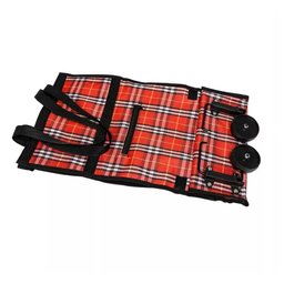 Carrinho de Compras Dobravel Bolsa Multiuso com Rodinhas Alca de Mao Sacola Ecologica Ideal para Fei - 8