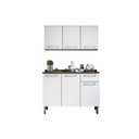 Ver imagem 1 de Cozinha Completa Evidence 2 Peças (1 Armário + 1 Balcão) C2P07 Branco - Bertolini