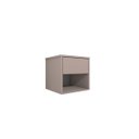 Ver imagem 3 de Mesa de Cabeceira Suspensa com 1 Gaveta e 1 Nicho 100% Mdf Plancasa:sal Rosa