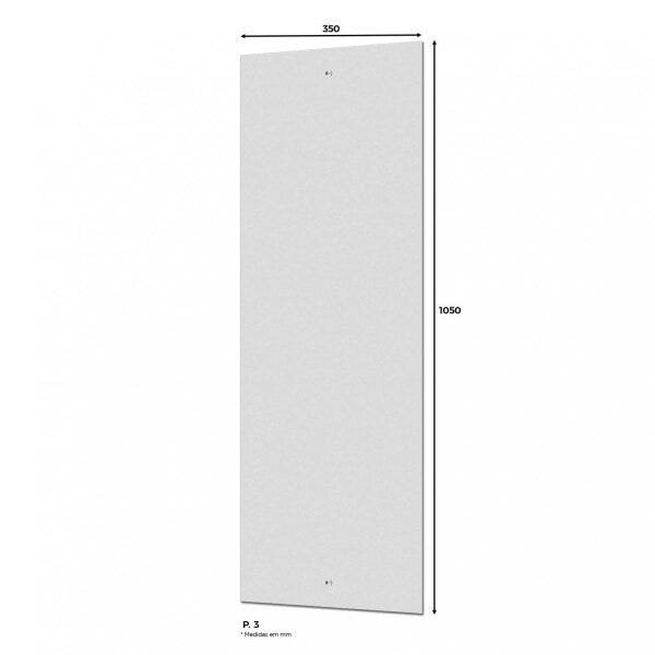 Espelho Retangular 105x35cm Henn - 2
