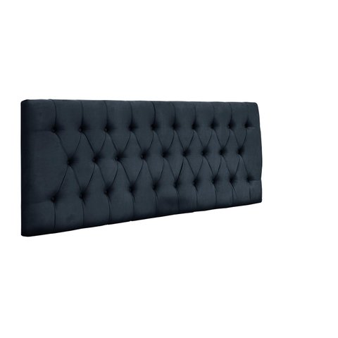 Cabeceira Painel Imperatriz 158 cm com Capitonê Azul Marinho