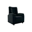 Ver imagem 1 de Poltrona Reclinável Onix 1 Lugar Veludo Preto Matrix