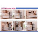 Ver mais imagens de Cristaleira Brilhante LED Reflecta 6 Portas 5 Prateleiras MDF Cinza MGM