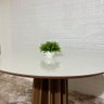 Mesa de Jantar Redonda 4 Lugares 105x105cm 100% Mdf Tm71 Dalla Costa - 4