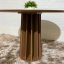 Ver imagem 3 de Mesa de Jantar Redonda 4 Lugares 105x105cm 100% Mdf Tm71 Dalla Costa