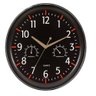 Relogio Parede Termometro Higrometro Medidor Temperatura Decorativo Escritorio Vintage Preto Luxo - 1