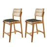 Conjunto com 2 Banquetas em Madeira Eloa Premium - 1