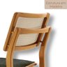 Conjunto com 2 Banquetas em Madeira Eloa Premium - 5