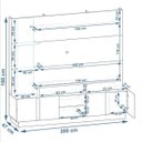 Ver imagem 2 de Estante Home para TV até 55 Polegadas 4 Portas Munique Permobili