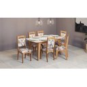 Ver imagem 2 de Mesa Retro 160 Cm - Off White/freijó