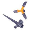 Ver mais imagens de Irrigador Aspersor Giratório para Jardim Engate Rápido Japi