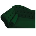 Ver imagem 4 de Divã Recamier Sofá Juliana 1,60M Lado Direito Suede Verde para Sala de Estar Recepção Escritório