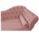 Ver imagem 4 de Divã Recamier Sofá Juliana 1,40M Lado Esquerdo Suede Rose - AM Decor