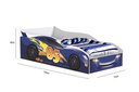 Ver imagem 3 de Cama Carro Infantil Blue com Colchão - Gabrielli Móveis