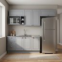 Ver imagem 1 de Cozinha Compacta 5 Peças 7 Portas 3 Gavetas 240cm com Tampo