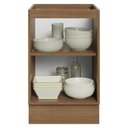 Ver imagem 5 de Balcão de Cozinha 50cm 1 Porta (sem Tampo) Rb Glamy Madesa Rustic/Branco