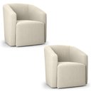 Ver imagem 1 de Poltrona Decorativa Orgânica Kit 2 Stella Max Bouclê D03 - D’Rossi