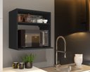 Ver imagem 2 de Suporte Base para Forno Micro-ondas Moderno Preto