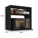 Ver imagem 3 de Suporte Base para Forno Micro-ondas Moderno Preto